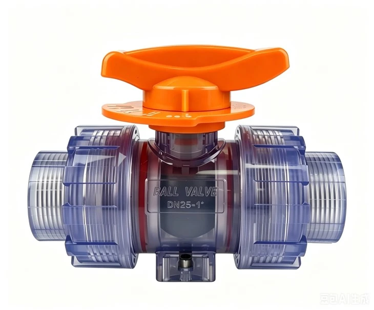 Generation Transparent PVC Ball Valve